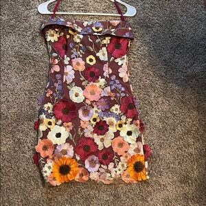 Floral Embroidered Dress